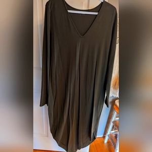 Universal Standard - Iconic Geneva Dress, Olive Green, Sz SM